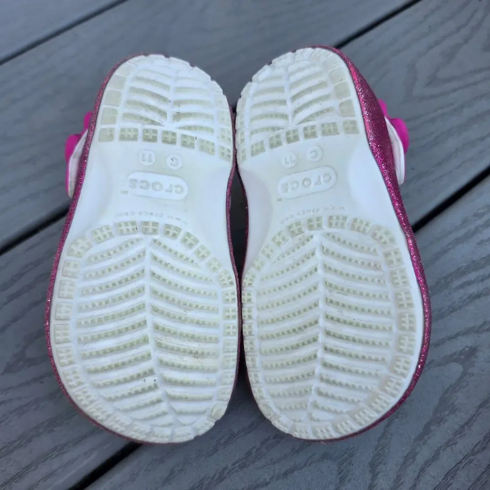 Crocs Kids L.O.L Surprise! Diva Classic Clog Leopard Print with Jibitz, Size C11